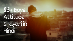boys attitude shayari in hindi
