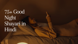 good night shayari in hindi