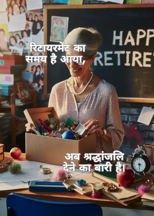 90+ Retirement Shayari For Teacher in Hindi | शिक्षकों के लिए 4 90+ Retirement Shayari For Teacher