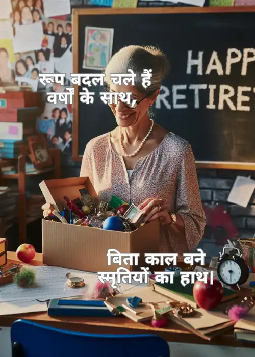 90+ Retirement Shayari For Teacher in Hindi | शिक्षकों के लिए 3 Retirement Shayari For Teacher in Hindi